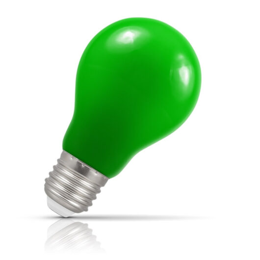Crompton GLS LED Light Bulb E27 1.5W (15W Eqv) Green IP65