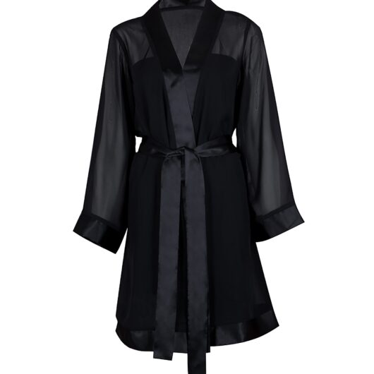 Bluebella Chiffon Kimono Black - S