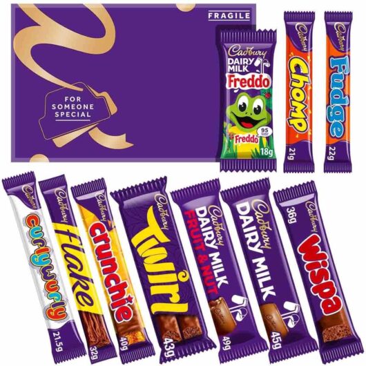 Cadbury Chocolate Selection Box Bar Post Box