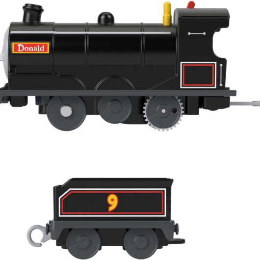 Thomas & Friends Donald Motorised Toy Train Engine with Cargo Car