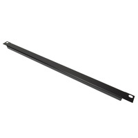 1/2 U 19" Blank Rack Panel With Black Finish