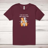 8 Out Of 10 Cats Adult T-Shirt