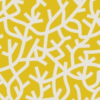 A Forest Wallpaper Mustard Mini Moderns AZDPT037MU