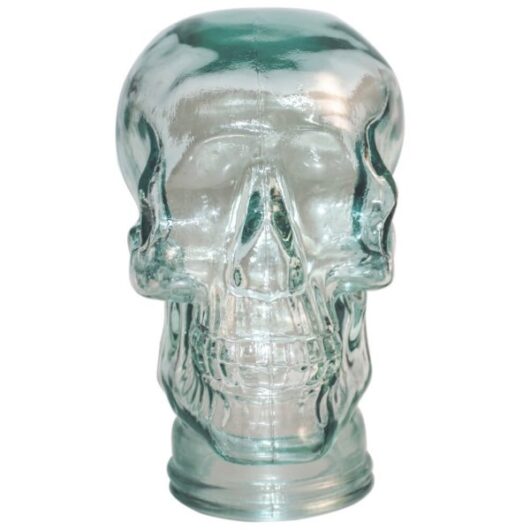 AMP3 Luxury Glass Skull Headphones Stand