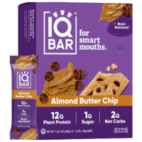 Almond Butter Chip πpe; Protein Bars πpe; Box of 12 πpe; IQBAR