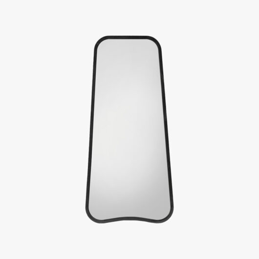 Ari Metal Standing Mirror in Black