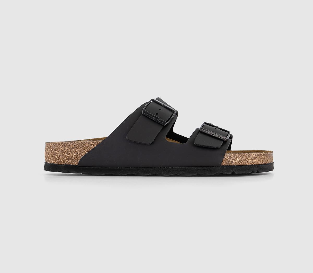 Birkenstock Arizona Mens Black Two Strap Sandals, Size: 11.5