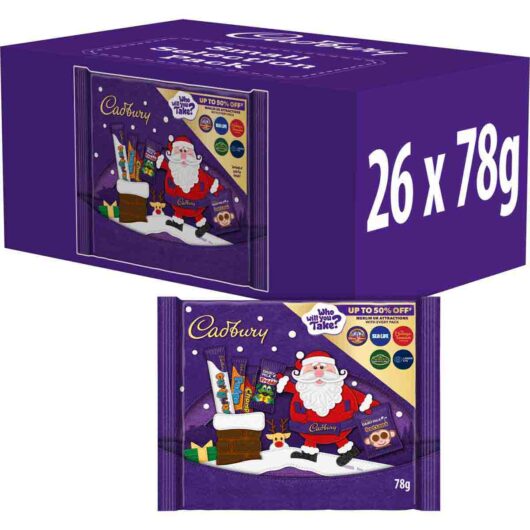 Cadbury Chocolate Selection Pack 78g (Box of 26)