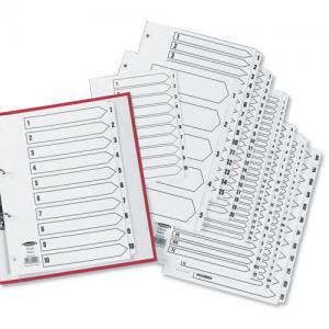 Concord Classic Index 1-54 Mylar-reinforced Punched 4 Holes 150gsm A4