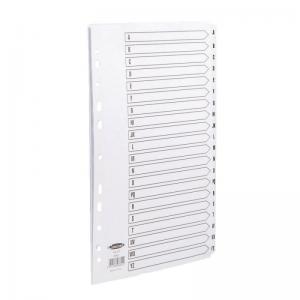 Concord Commercial Index A-Z 20-Part Multipunched Mylar-reinforced