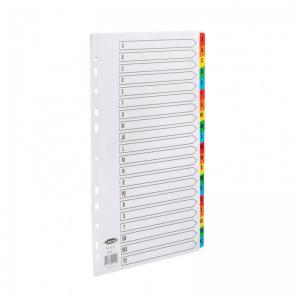 Concord Commercial Index A-Z Multipunched Mylar-reinforced