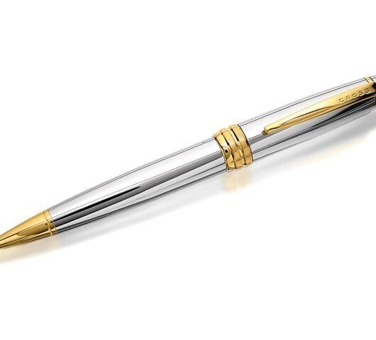 Cross AT045-26 Bailey Medalist 23ct Gold Plated Ballpoint Pen - A2113