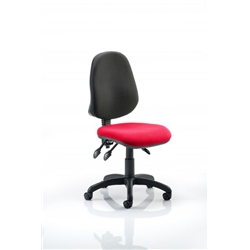 Eclipse III Task Operator Chair Cherry Colour Seat Without