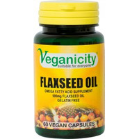 Flaxseed Oil 500mg Capsules πpe; Vegan Supplement Store πpe; FREE Shipping
