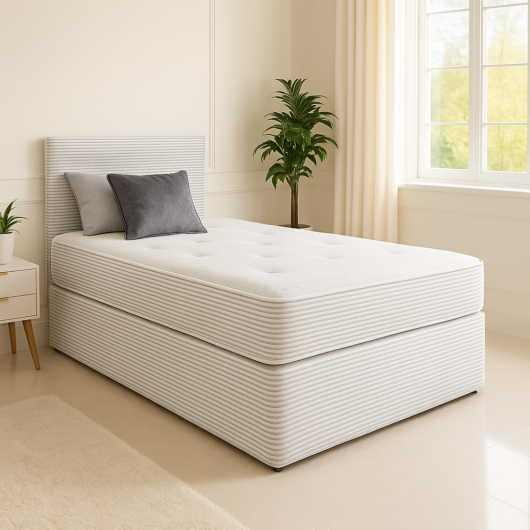 Hilton Hotel Contract 6ft Super Kingsize Divan Bed with 1000 Pocket Sprung Mattress