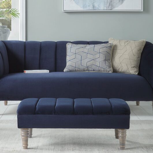 Kemi Ottoman - Laurel Opulent Cotton Velvet
