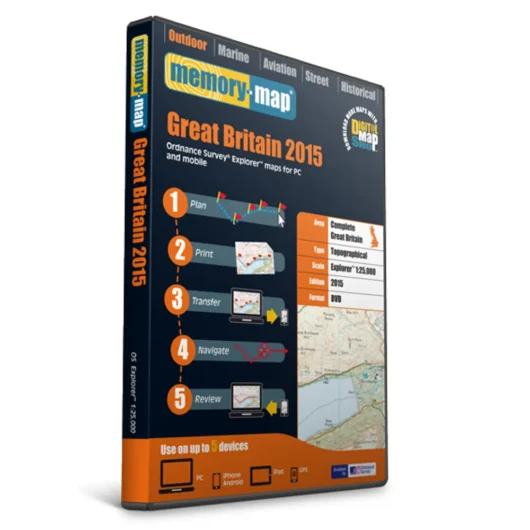 Memory Map Explorer 1:25,000 Ordnance Survey Map 2015 - Sale