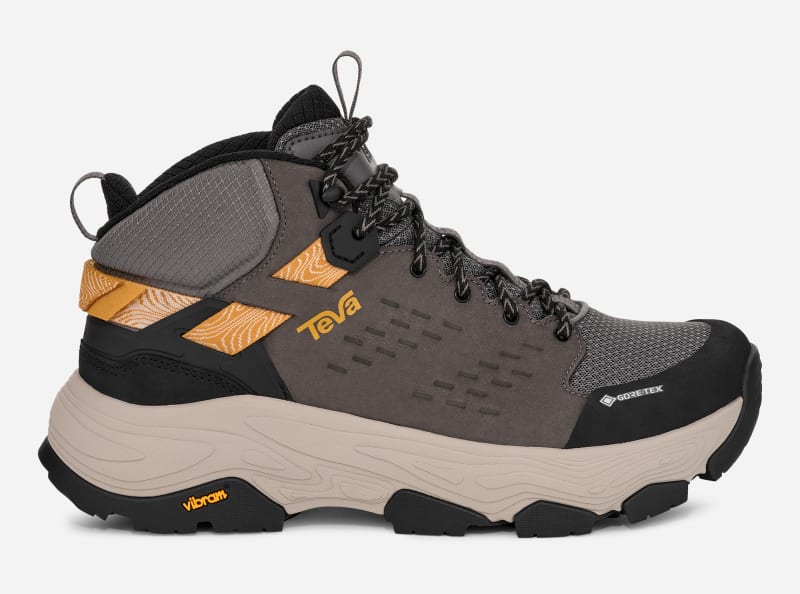 Men's TEVA Grandview Max GORE-TEX Hiking Boots in Charcoal/Black, Size 11