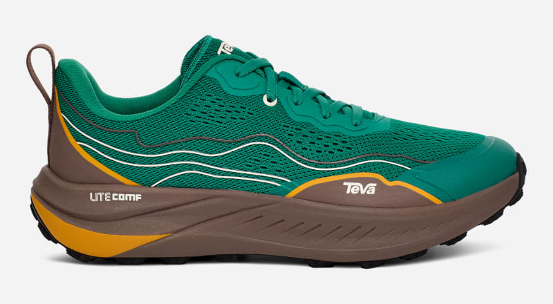 Men's TEVA Trailwinder Hiking Shoes in Cadmium Green/Rain Drum, Size 6