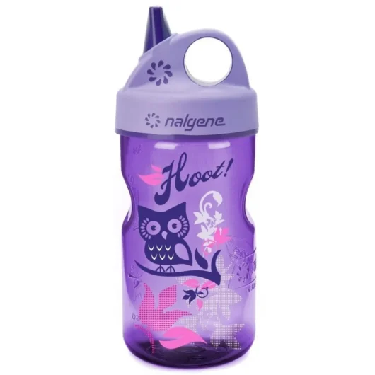 Nalgene Grip n Gulp Kids 350ml Water Bottle Purple