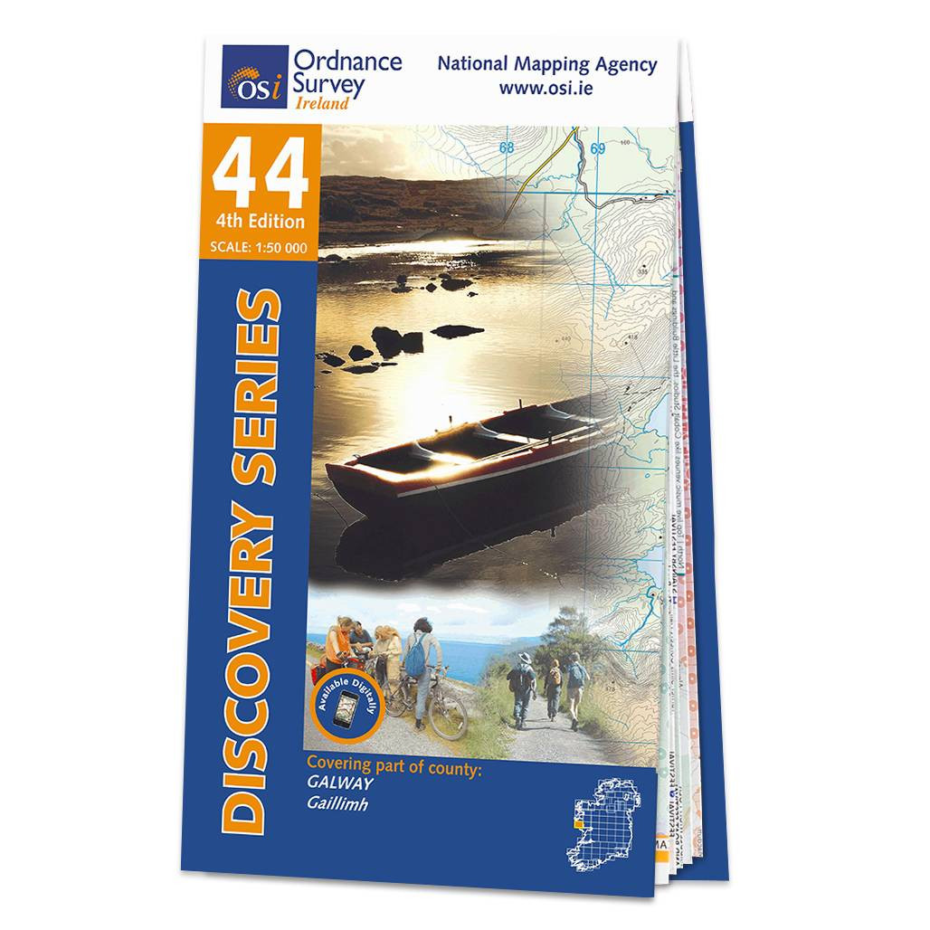 Ordnance Survey Ireland Map of County Galway: OSI Discovery 44