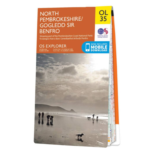 Ordnance Survey OS Map of North Pembrokeshire: Explorer OL35 - Weatherproof