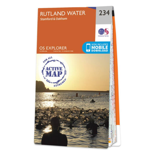Ordnance Survey OS Map of Rutland Water: Explorer 234