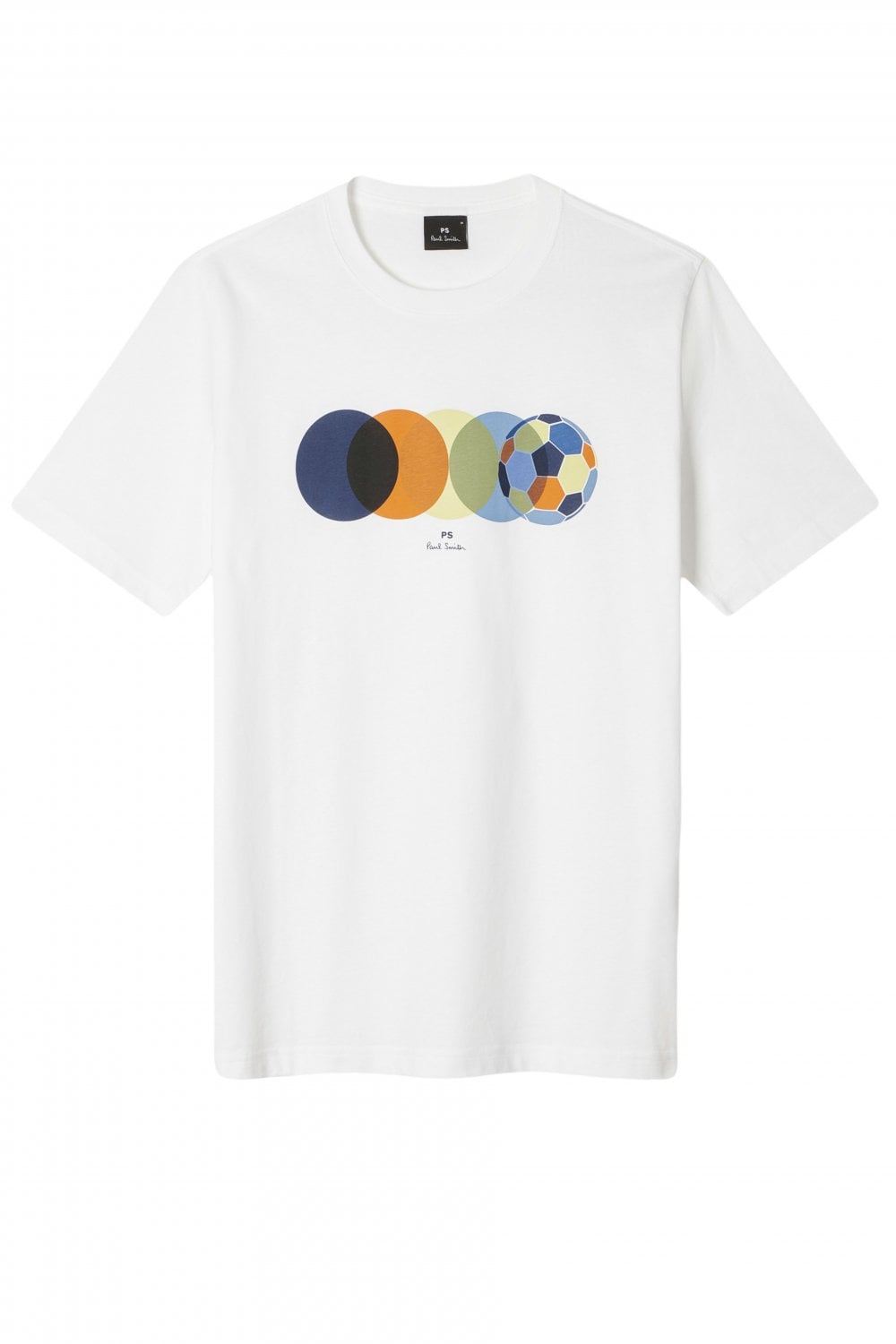 PAUL SMITH PS REGULAR FIT FOOTBALL T SHIRT Size: XXXL, colour: WHITE