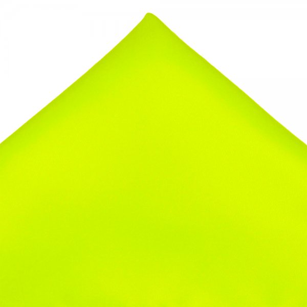 Plain Neon Lime Green Pocket Square Handkerchief