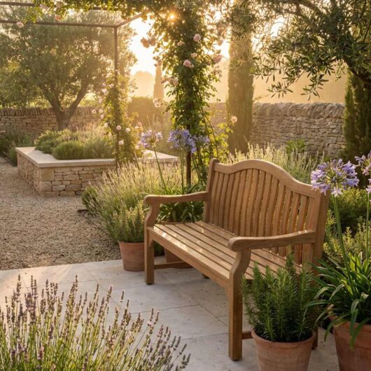 Royalcraft Maria Large 4-Seater Garden Bench Natural