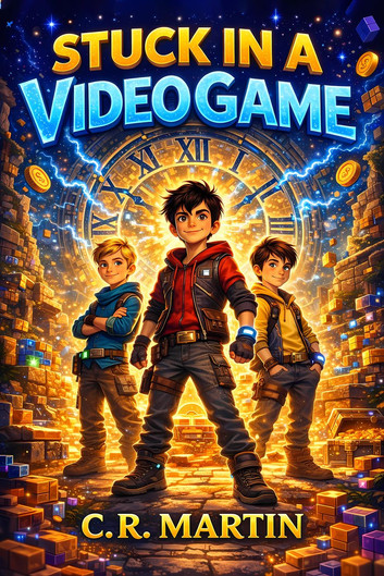 Stuck in a Video Game: Thrilling adventure book for children ages 9-12 who love Battle Royale video games, consoles, and computers
