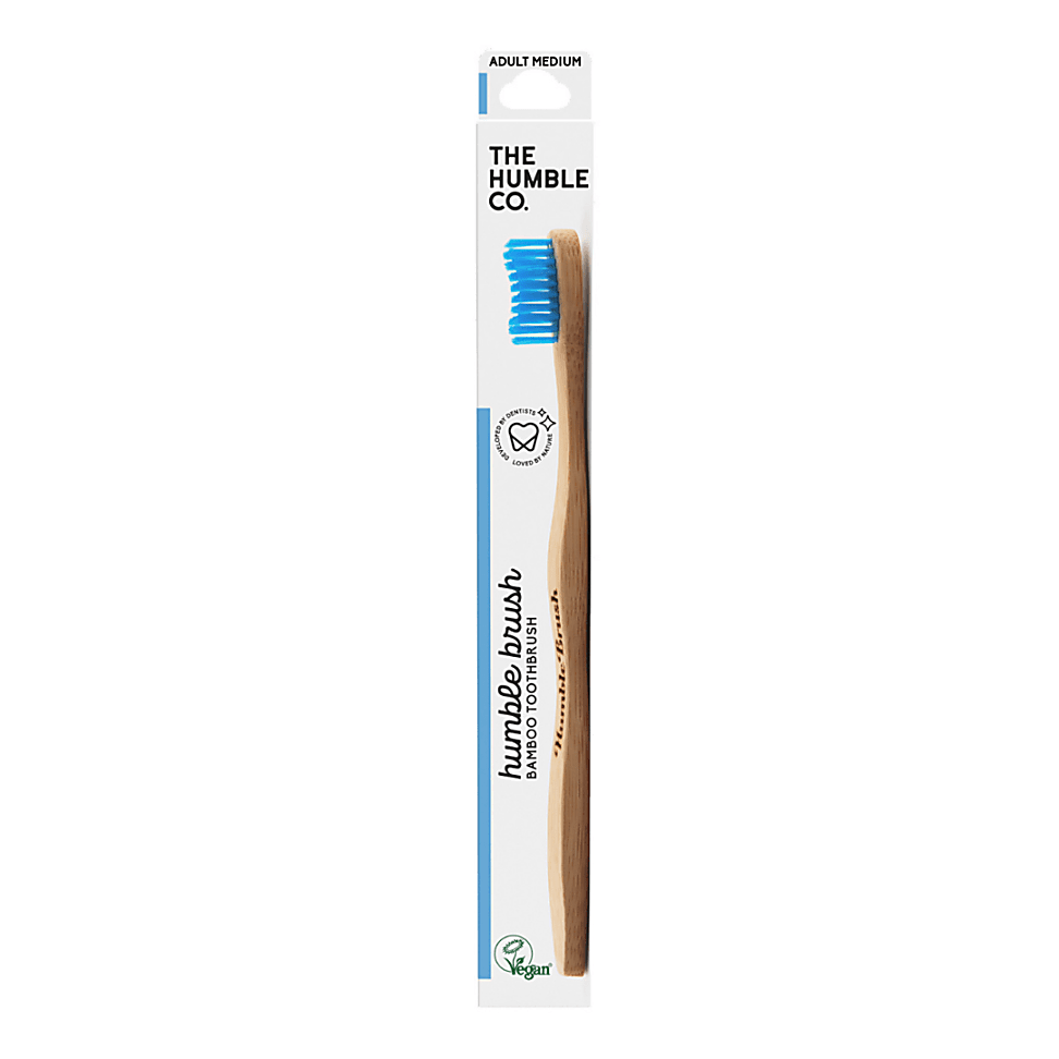 The Humble Co. Bamboo Toothbrush Adult Medium - Blue