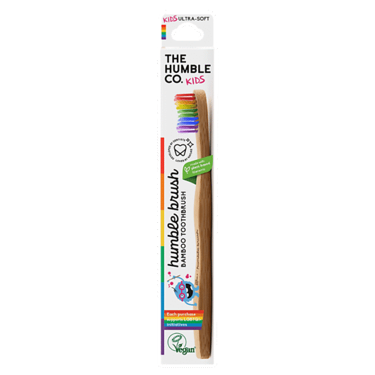 The Humble Co. Bamboo Toothbrush Kids Ultra Soft - Rainbow