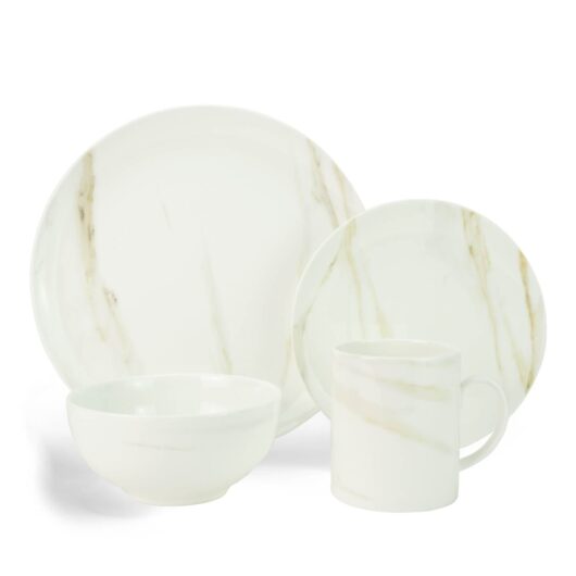 Vera Wang Venato Imperial 4 Piece Dinner Setting