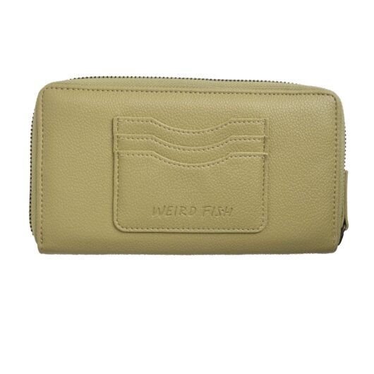 Weird Fish Handbury Faux Leather Purse Lime Size ONE