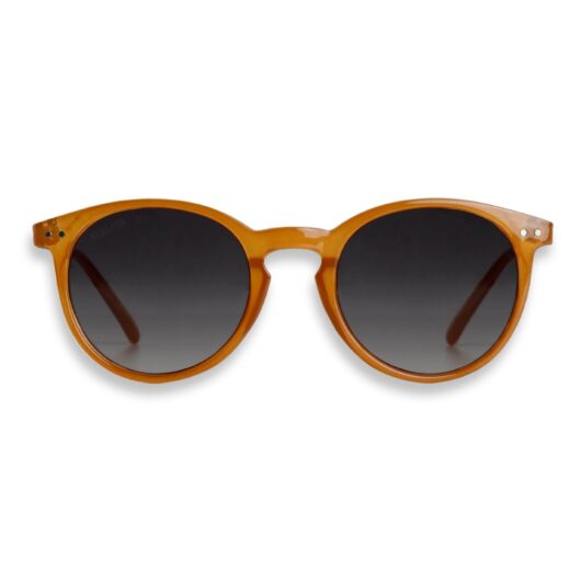 Weird Fish Williams Round Sunglasses Mustard Size ONE