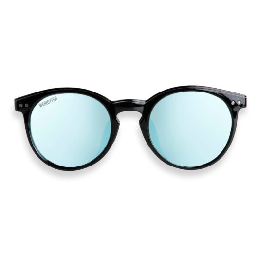 Weird Fish Williams Round Sunglasses Ocean Blue Size ONE