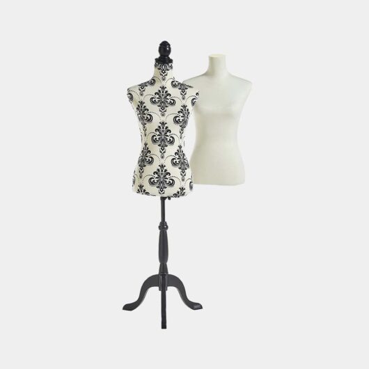White & Damask Mannequin