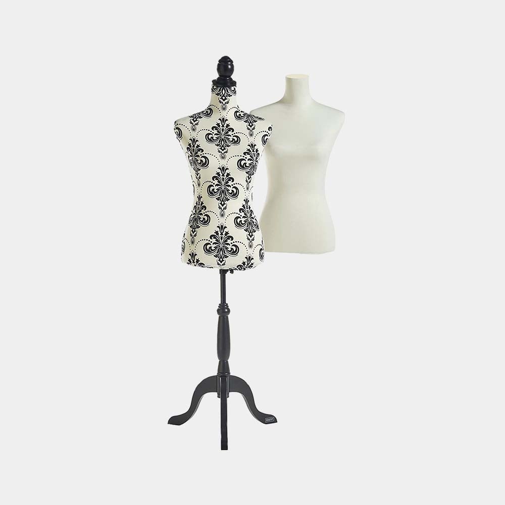 White & Damask Mannequin