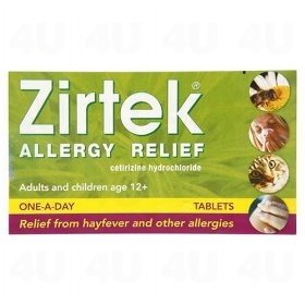 Zirtek Allergy Relief tablets 7 Tabs